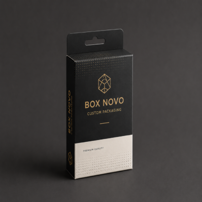 Custom Hanging Box packaging with branded printed design