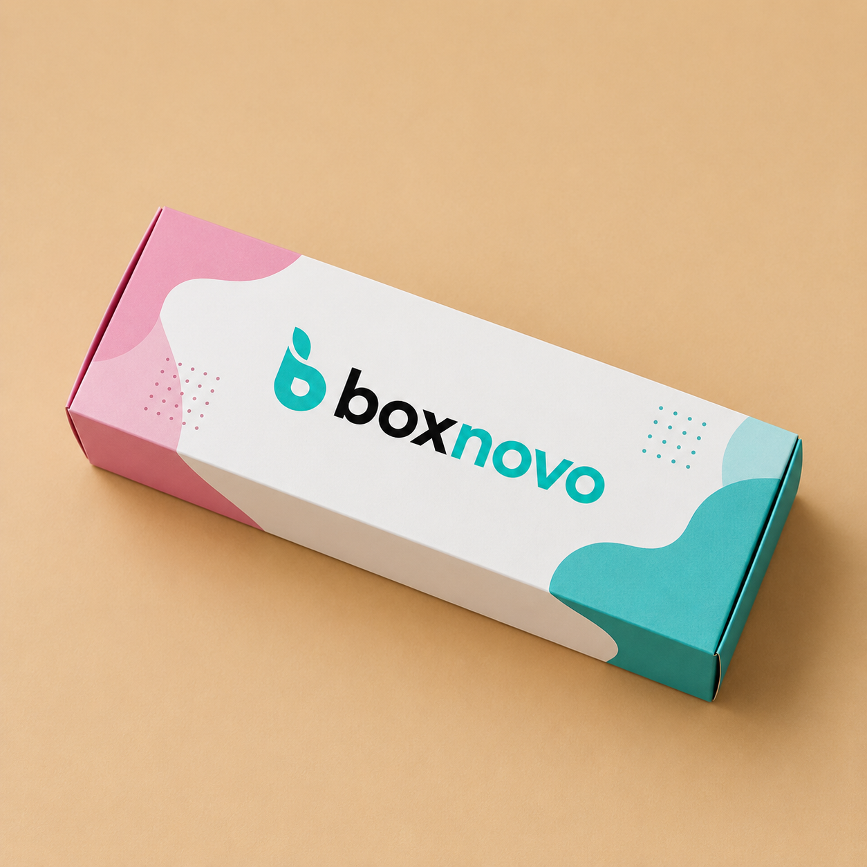 Branded seal end product box for retail and e-commerce packaging