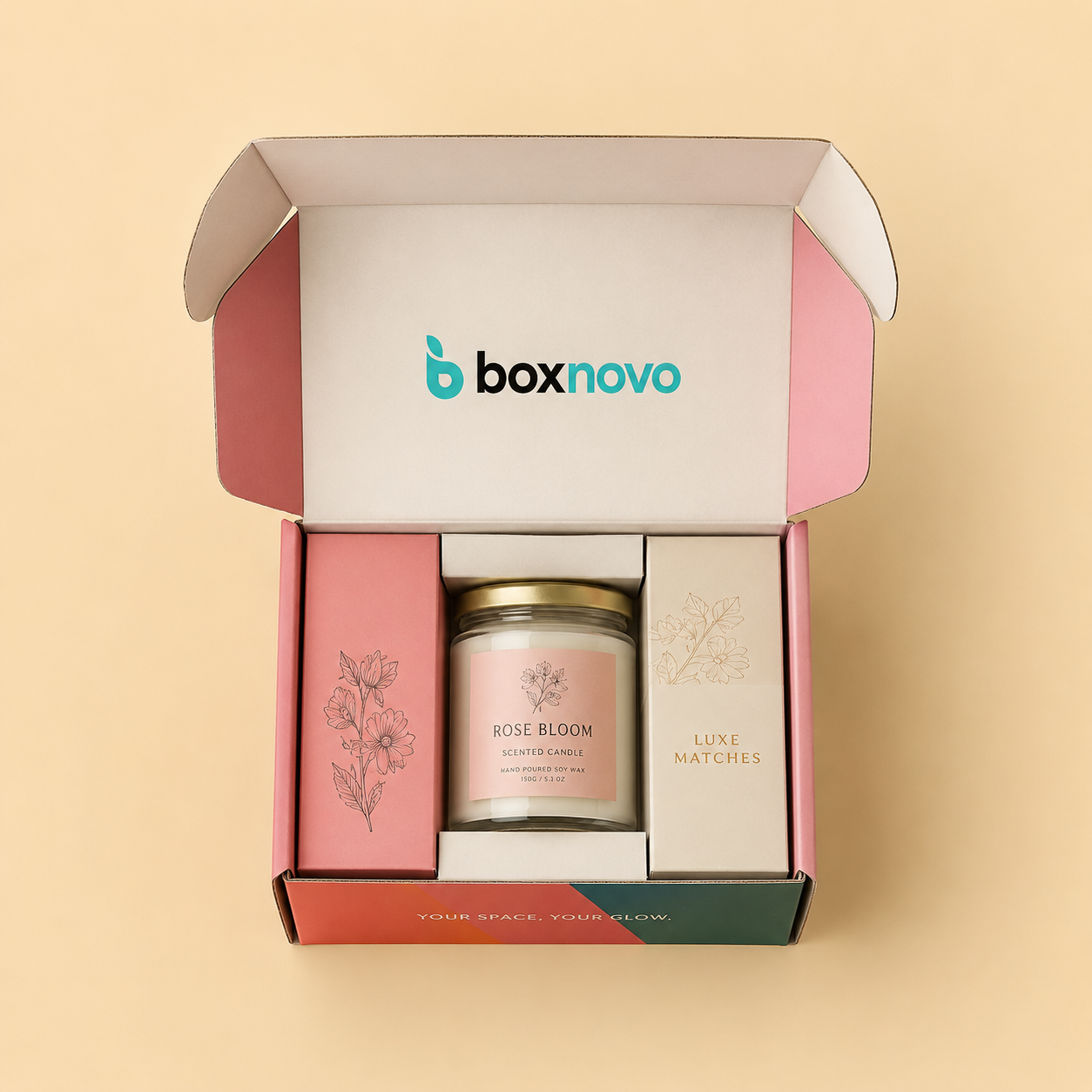 Custom Candle Subscription Packaging for recurring deliveries