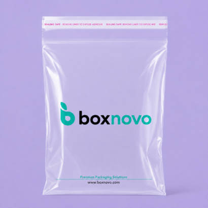 Cellophane Bags by BoxNovo for clear branded product packaging