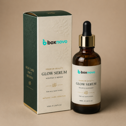 Custom 100ml Bottle Boxes for compact bottled products