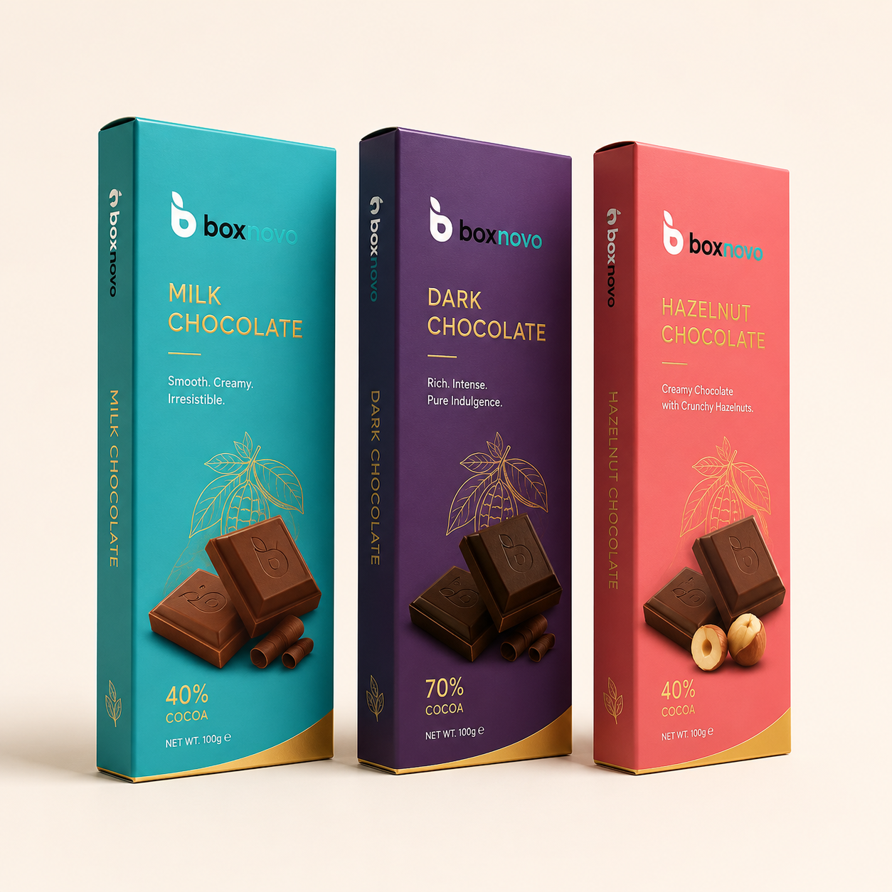 Custom Chocolate Packaging Boxes for branded confectionery products