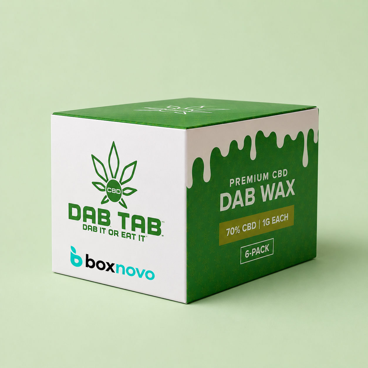 Custom Concentrate Packaging with branded dab wax containers