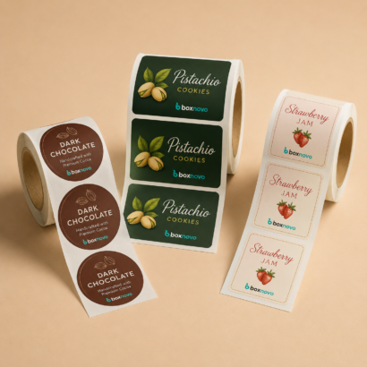 Custom Food Labels for branded food packaging