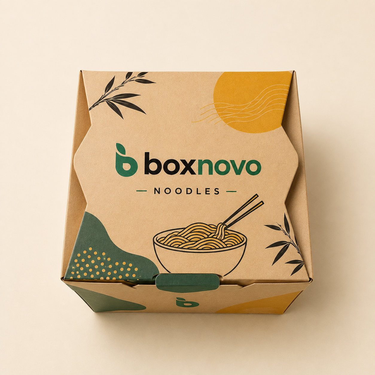 Custom Noodle Food Packaging for restaurants and takeout brands