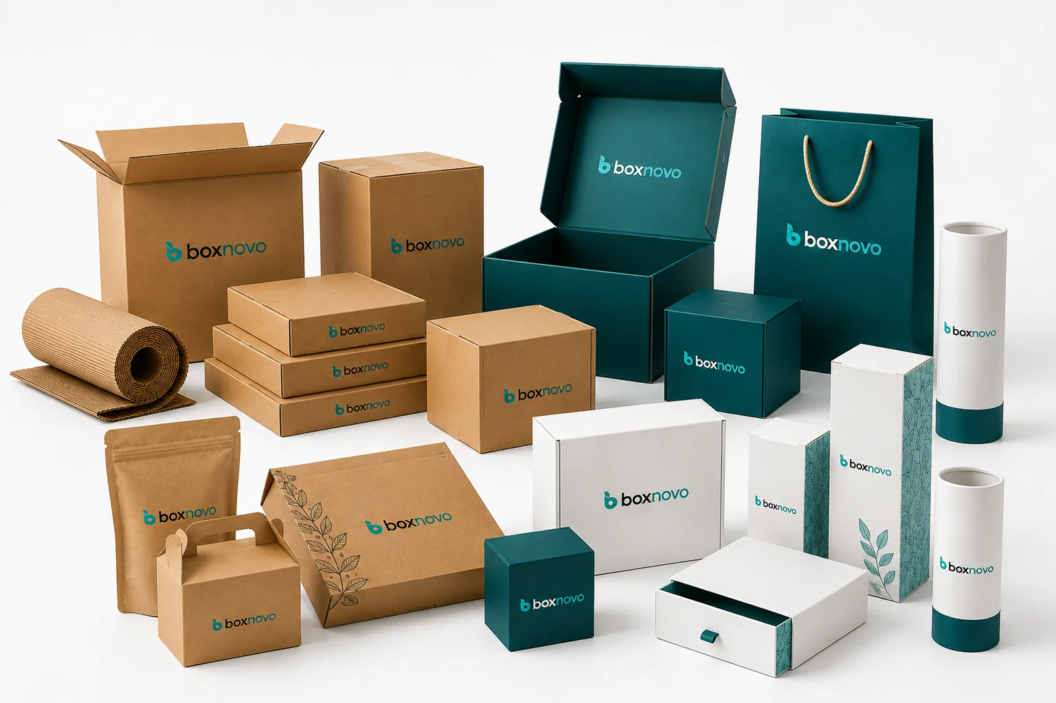 Custom packaging materials and boxes by BoxNovo