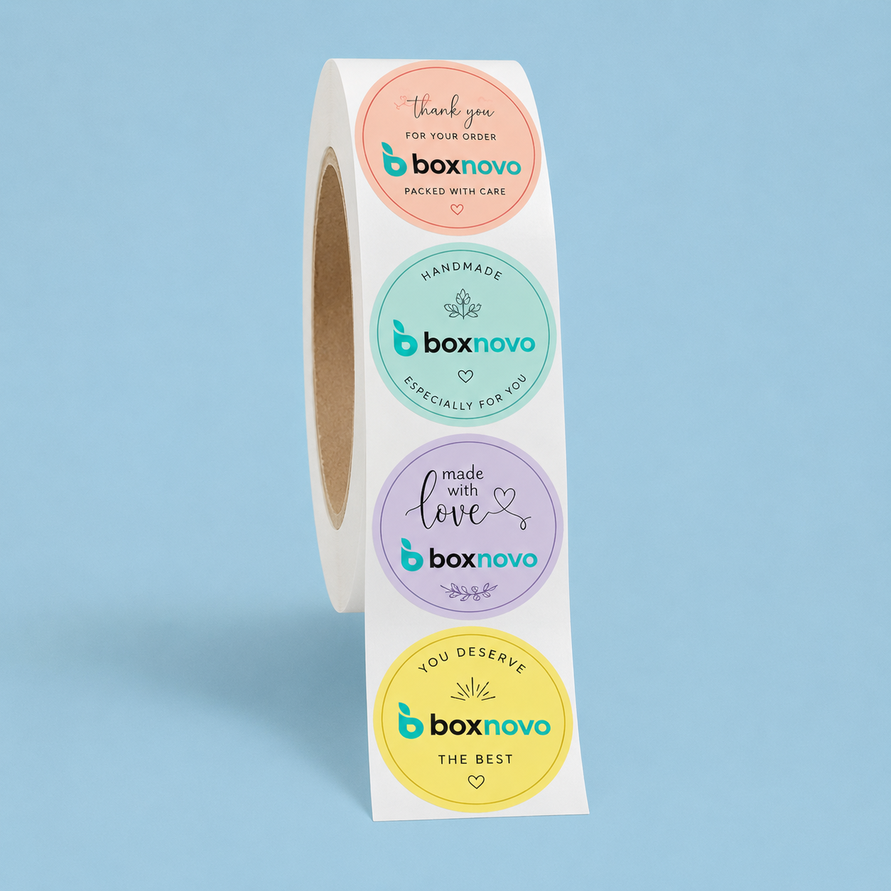 Custom Personalised Labels with branded printed designs