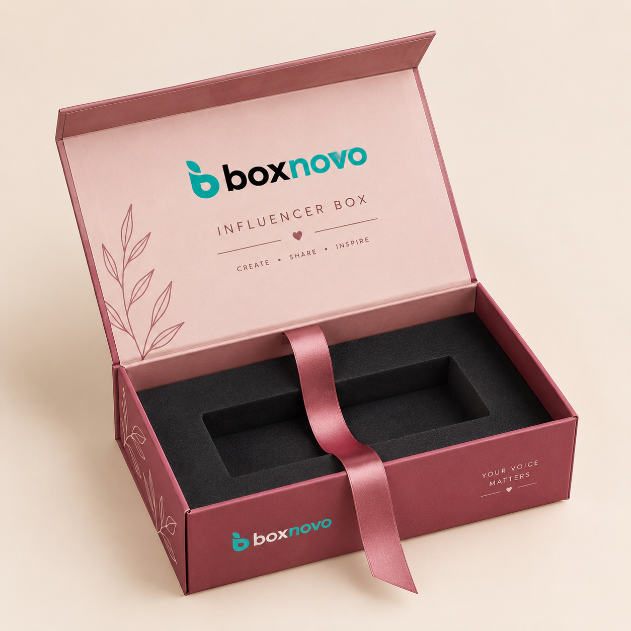 Custom PR Gift Boxes with premium rigid construction and organized product presentation