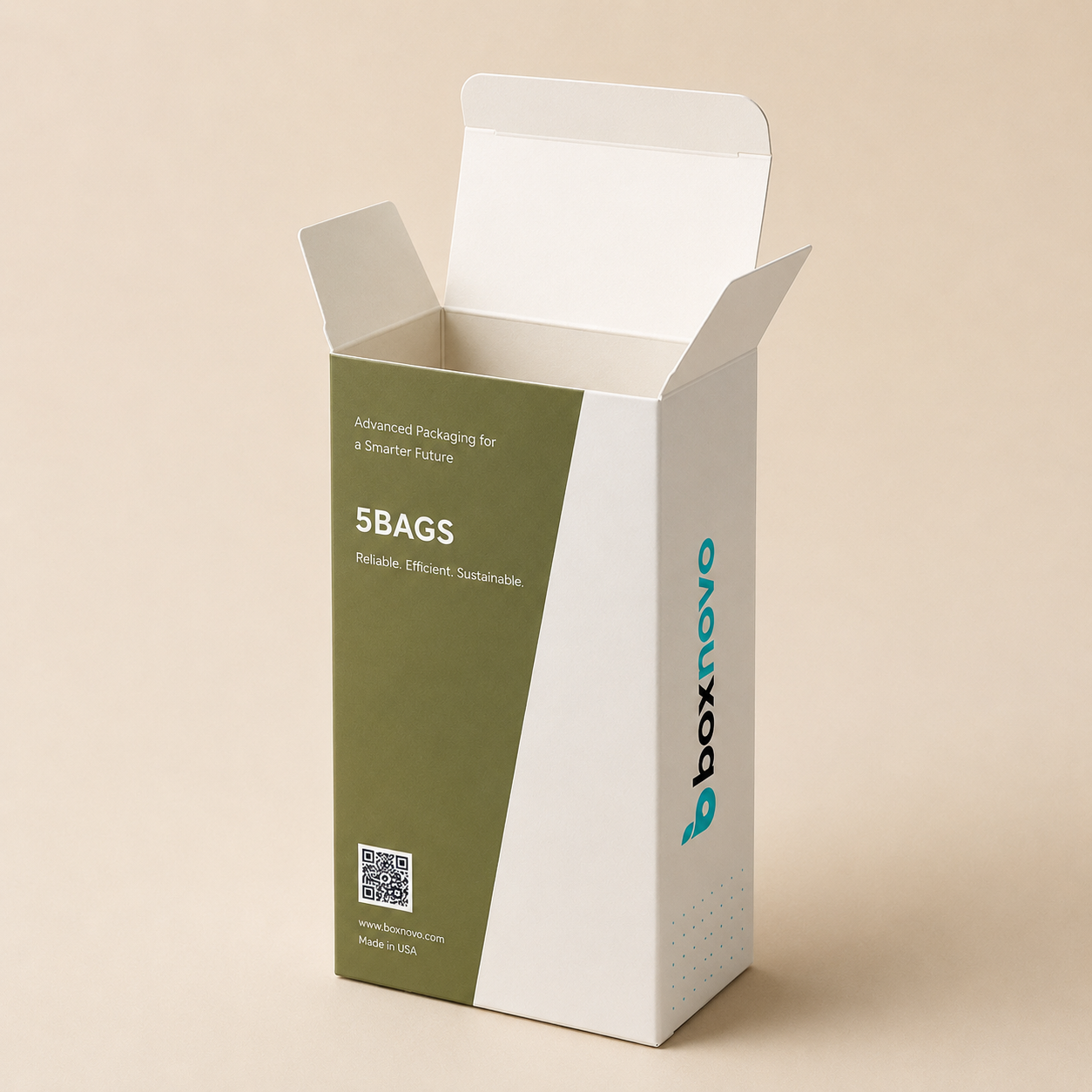 Custom printed folding carton for beauty and specialty products