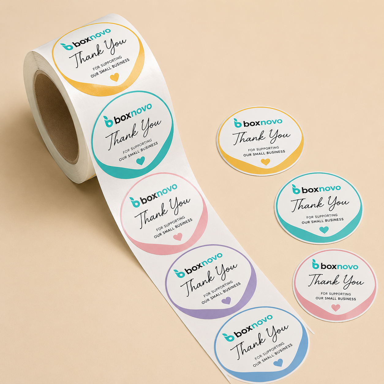 Custom Product Labels with logos and branded artwork