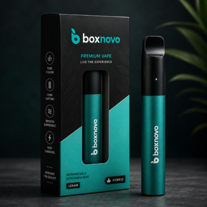 Custom vape boxes with window and branded vape packaging