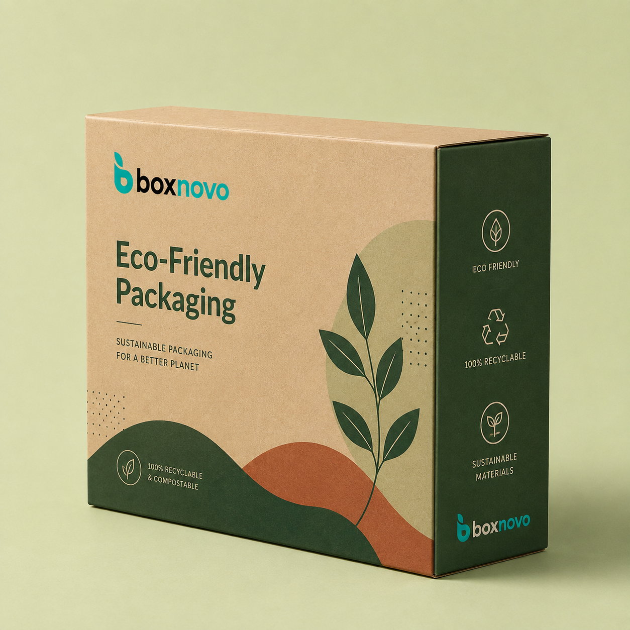 Eco friendly packaging mailer box for direct to customer products