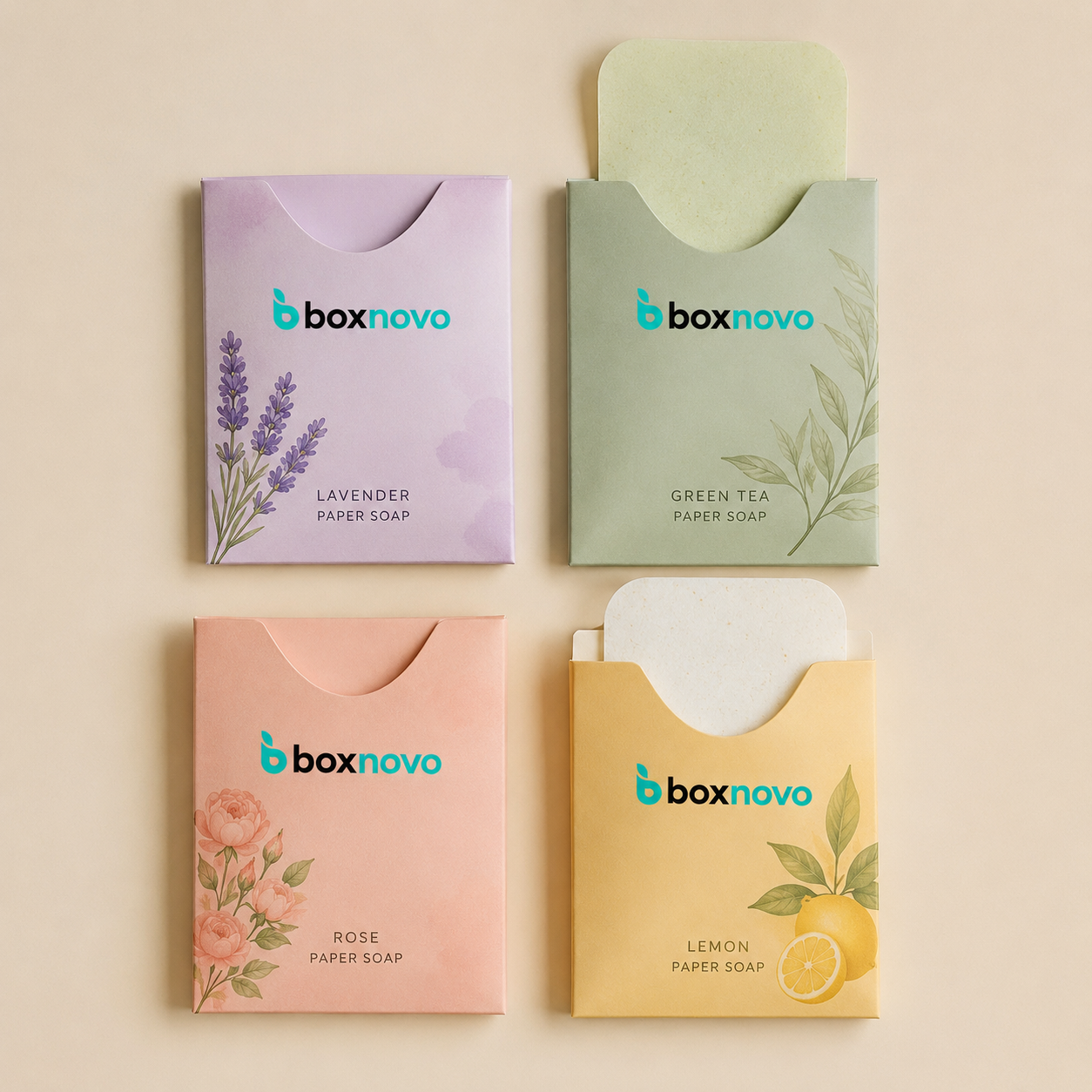 Handmade Soap Packaging in custom paper envelopes