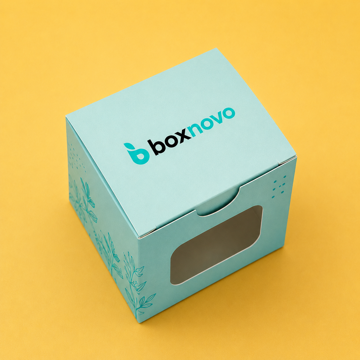 Printed die cut retail packaging with custom branded artwork
