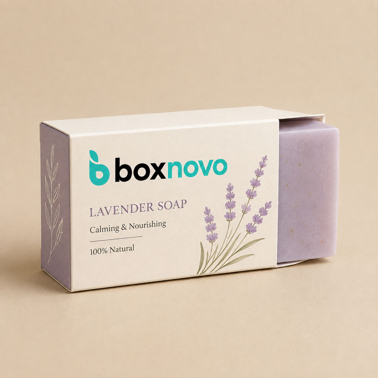 Printed soap sleeve packaging for handmade artisan soap bars