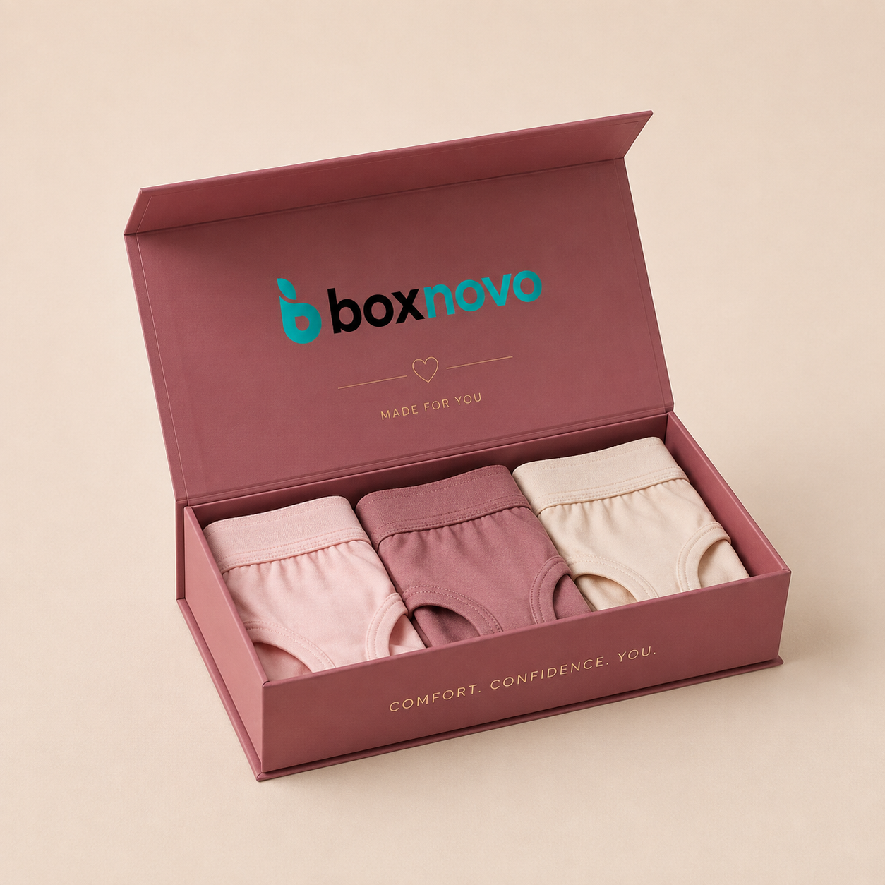 Underwear Packaging Boxes for branded intimate apparel and clothing sets