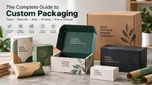 The Complete Guide to Custom Packaging: Types, Materials, Sizes, Printing & How to Choose