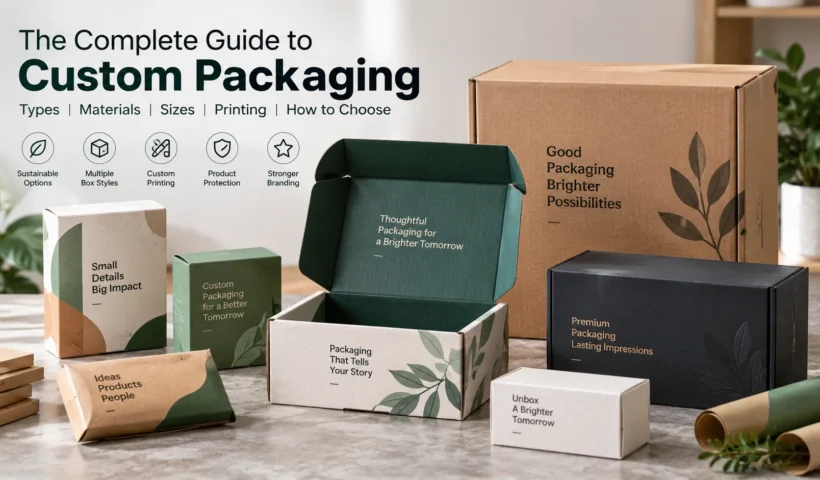 Custom packaging boxes in multiple formats for different product packaging needs