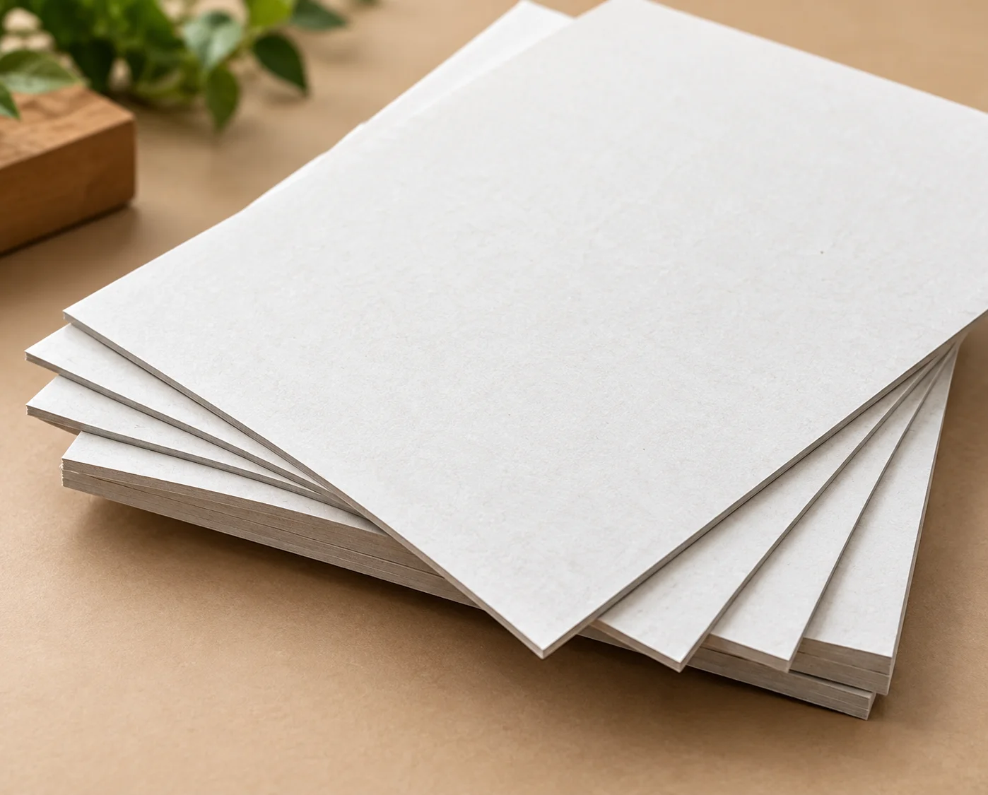 Cardboard packaging material
