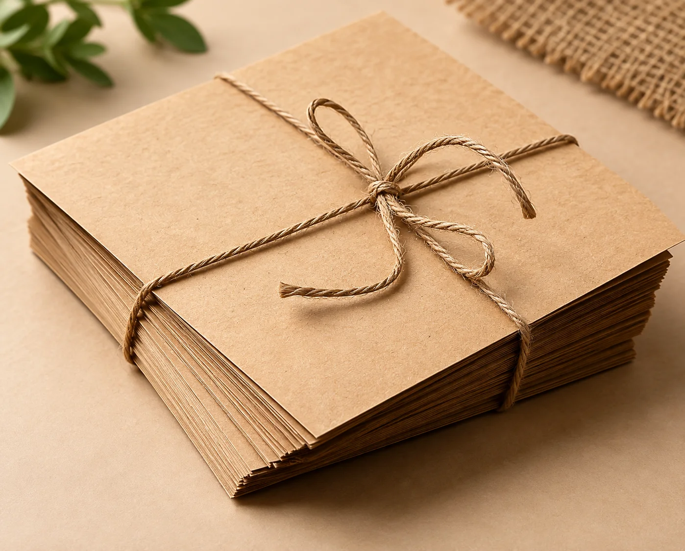 Kraft packaging material