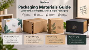 Packaging Material Types: Cardboard, Kraft, Corrugated & Rigid