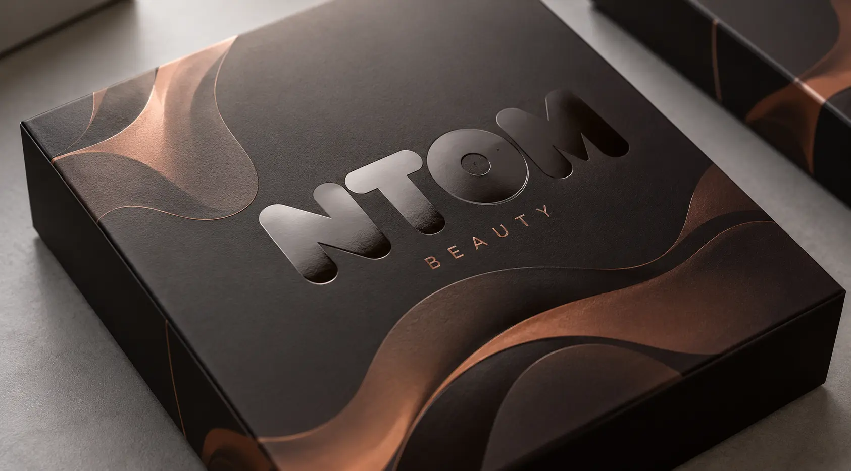 Soft touch lamination packaging finish